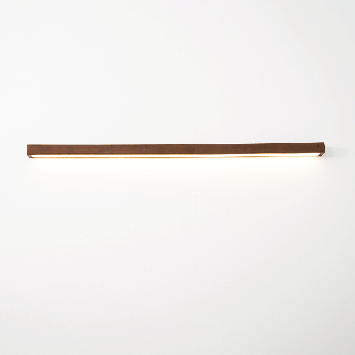 Lustra Wandlamp Lineair Hout en LED Minimalistisch Design