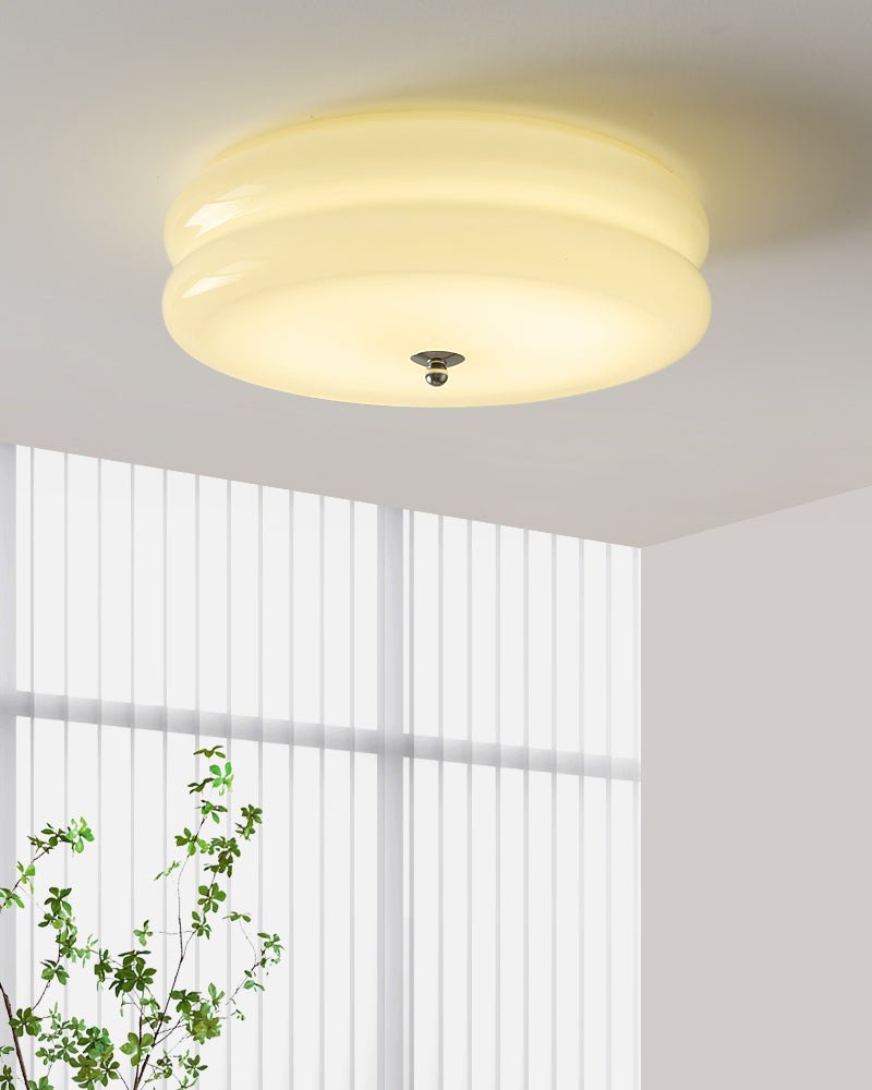Lustra Plafondlamp Art Déco Vintage Glas