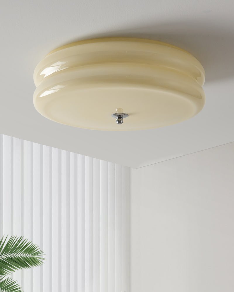 Lustra Plafondlamp Art Déco Vintage Glas