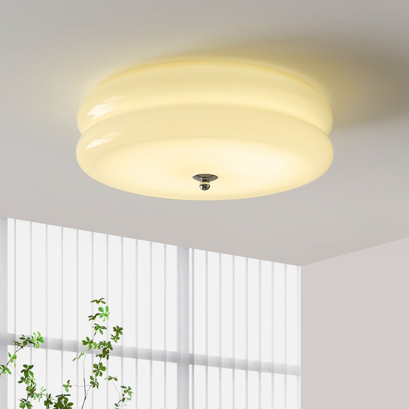 Lustra Plafondlamp Art Déco Vintage Glas