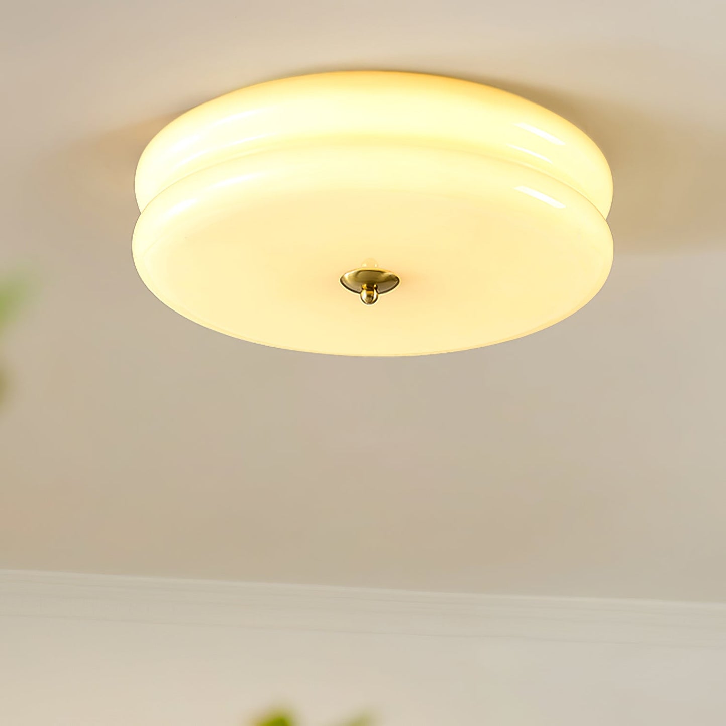 Lustra Plafondlamp Art Déco Vintage Glas
