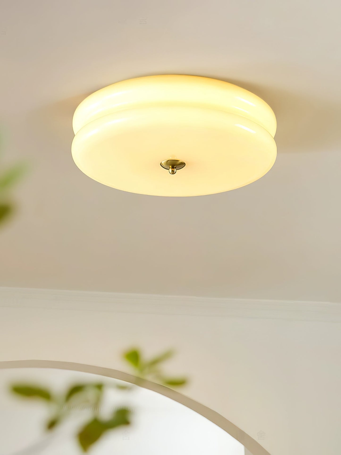 Lustra Plafondlamp Art Déco Vintage Glas