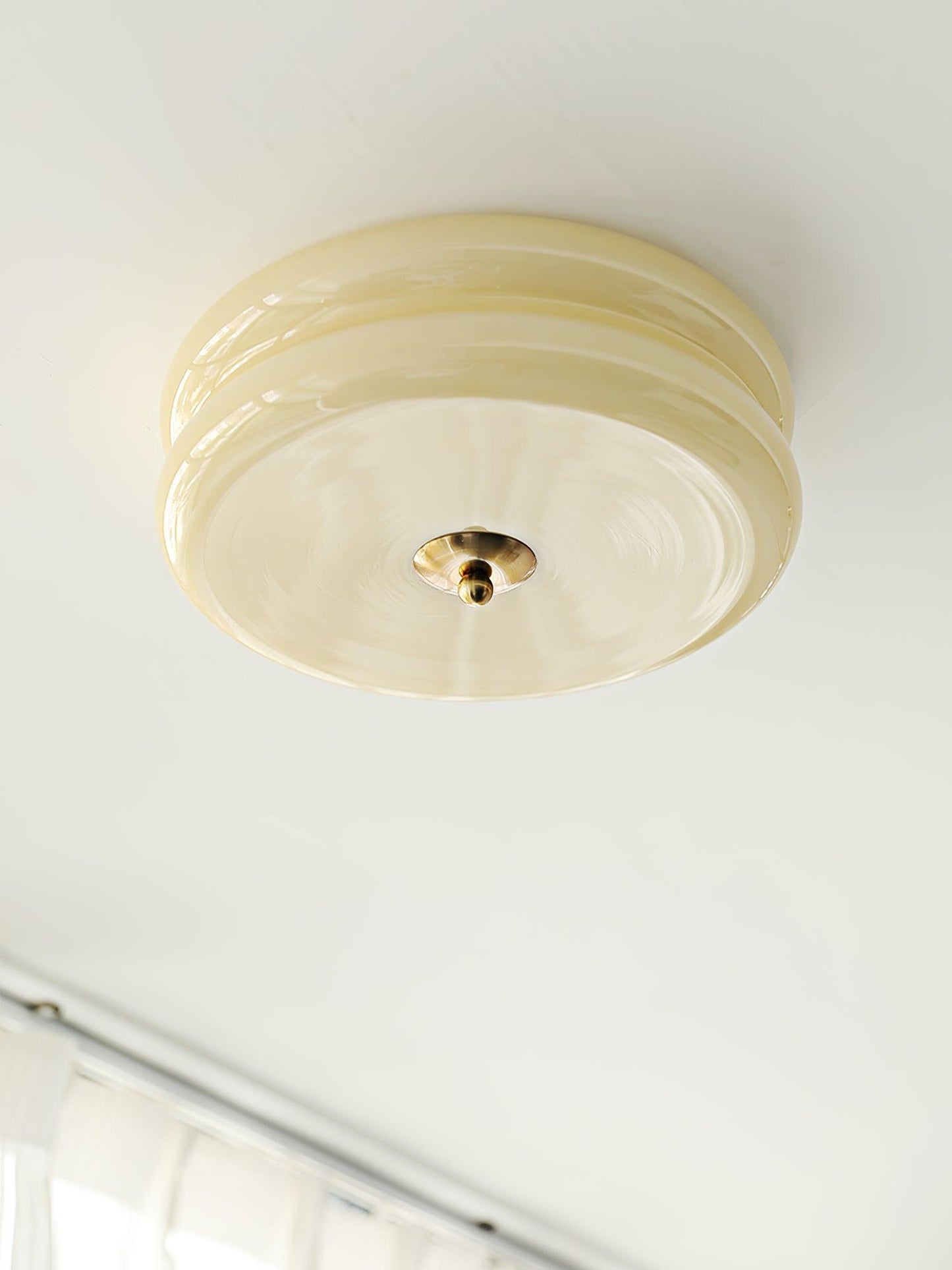 Lustra Plafondlamp Art Déco Vintage Glas