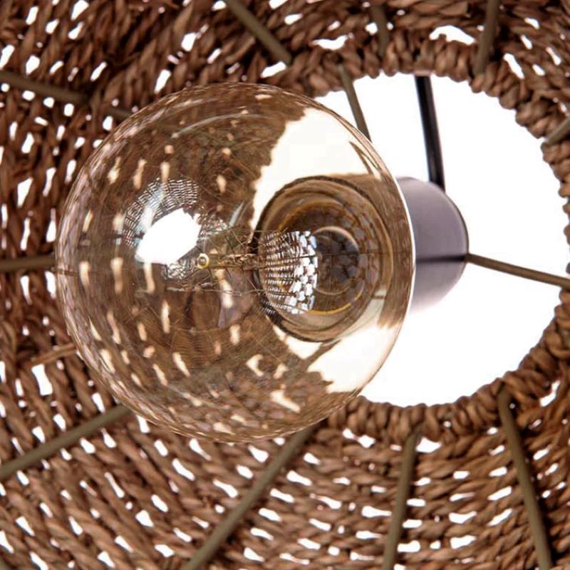 Ritta Hanglamp LED Vintage Rotan Woonkamer/Slaapkamer