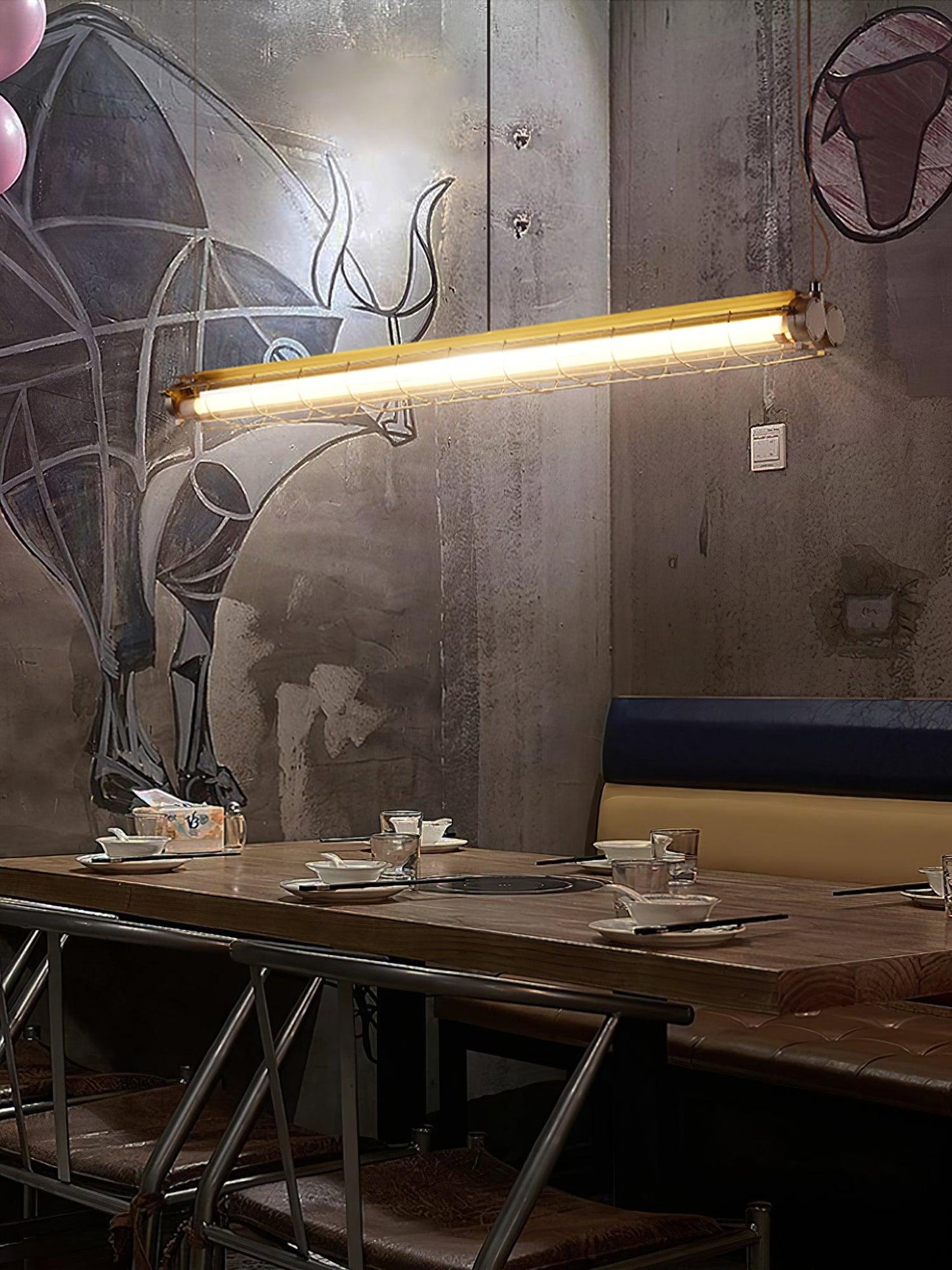Arsorisra Lineaire Industriële Hanglamp