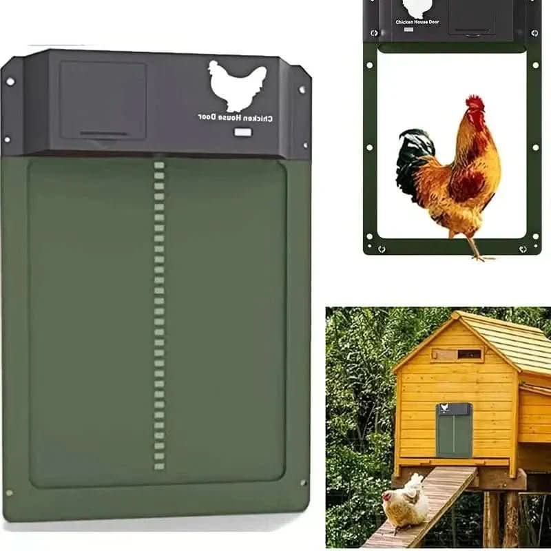Skanto | Automatische Hennenhuisdeur met Lichtsensor en Weerbescherming