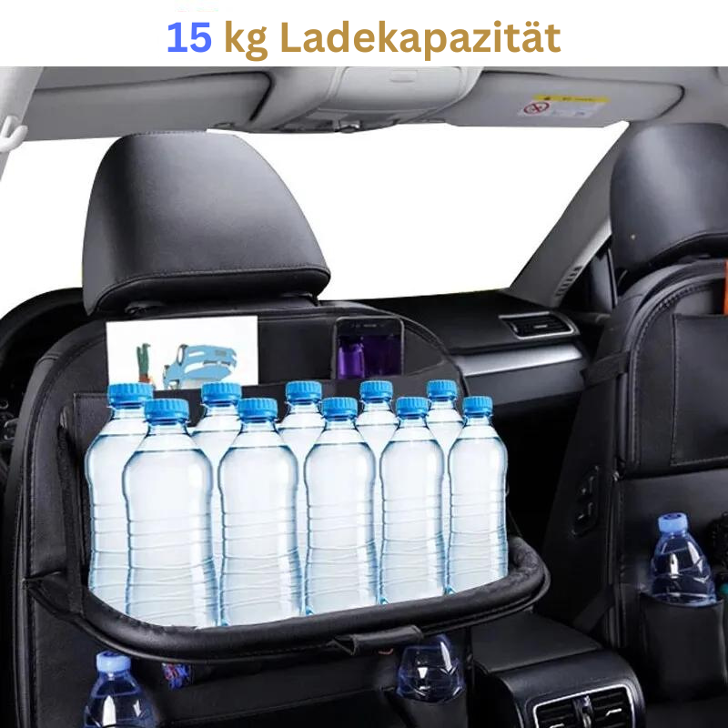 Rugleuning-organizer met opklapbaar tafeltje
