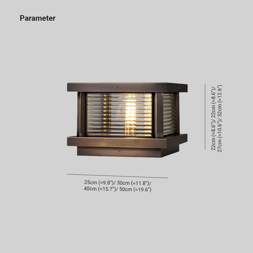 Ray Lampe de Poteau, 3 Kleuren, L 25/30/40/50CM