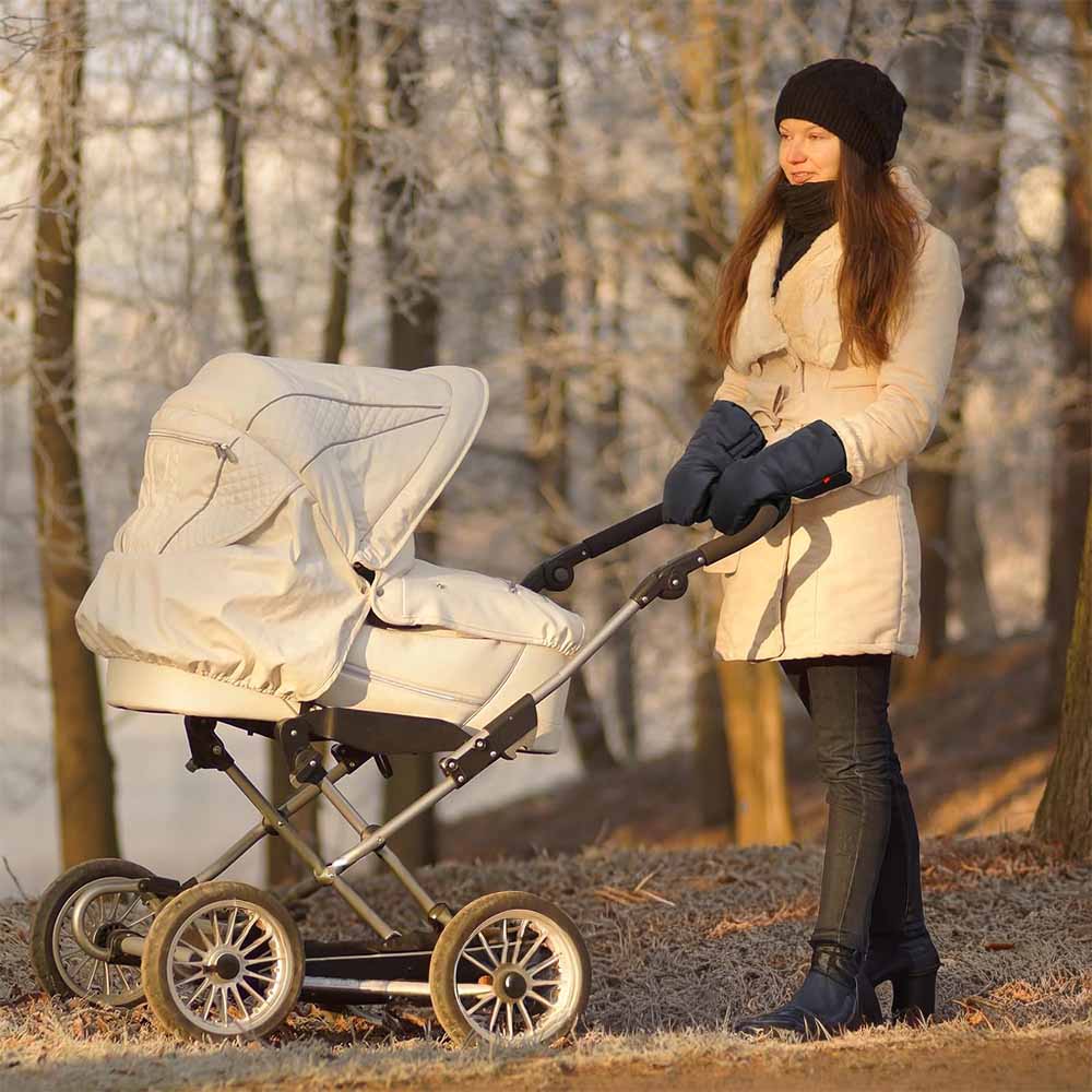 Kinderwagenhandschoenen winter – warm, waterafstotend & winddicht