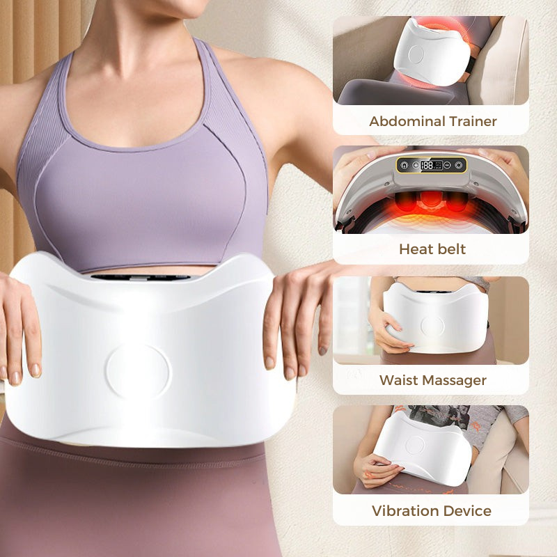 Buikmassage | Massageapparaat met warmte en vibratie | Bevordert de spijsvertering | CoreVibe