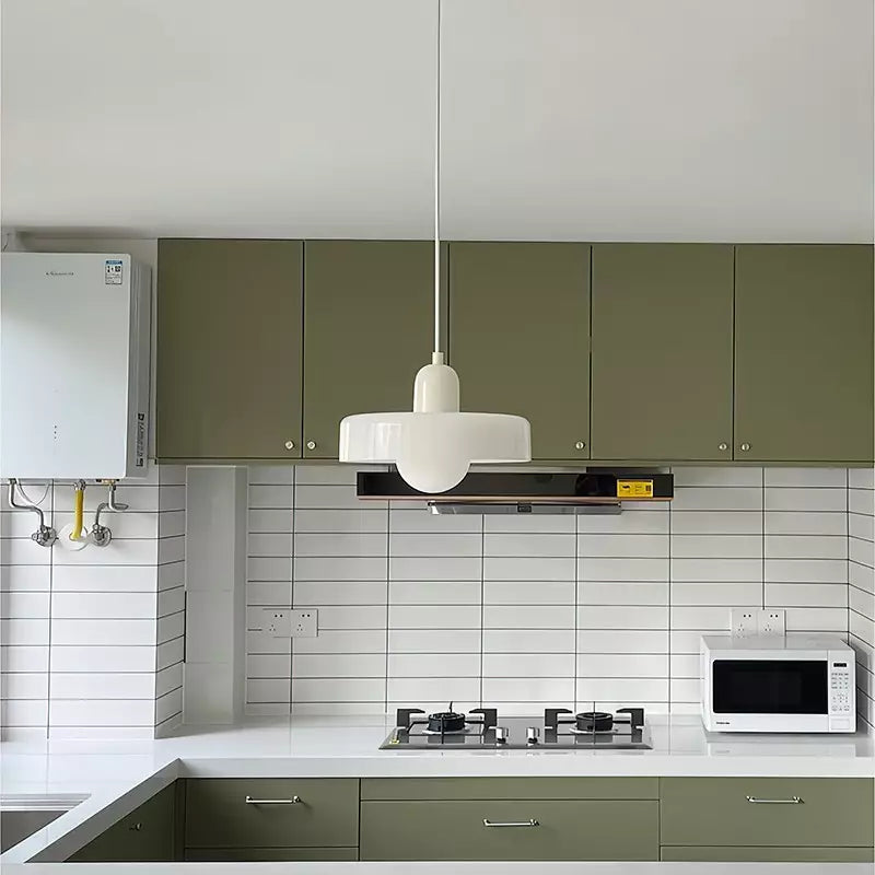 Skanto | Bauhaus Hanglamp | Gekleurd Glas, Verstelbare Hoogte & Ideaal voor Eetkamers en Moderne Interieurs