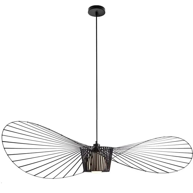 Zwarte Hanglamp in Hoedvorm – Moderne Elegant