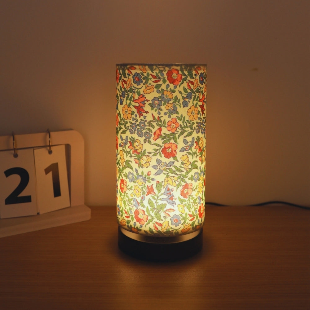 Botanische Bloemige Stof Verlichting Tafel Lamp