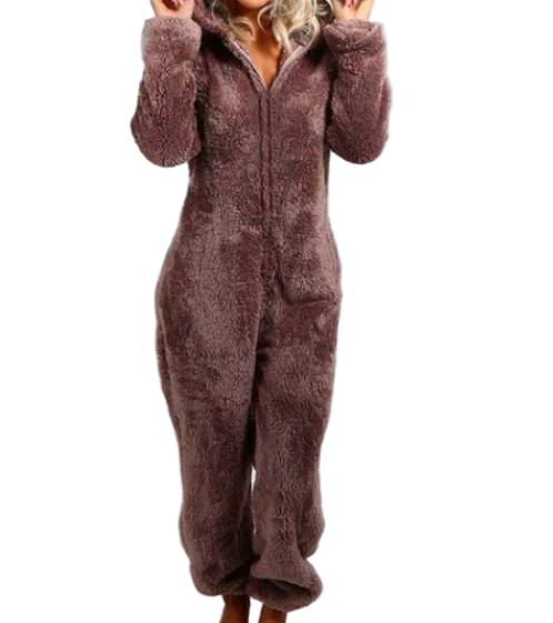 Fleece jumpsuit dames