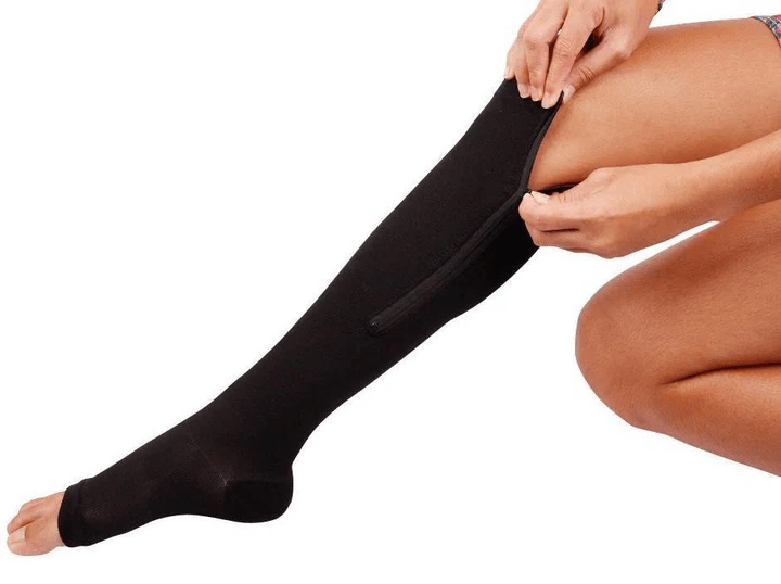 CIRCULARELIEF – Compressiekousen met rits voor ondersteuning en verlichting