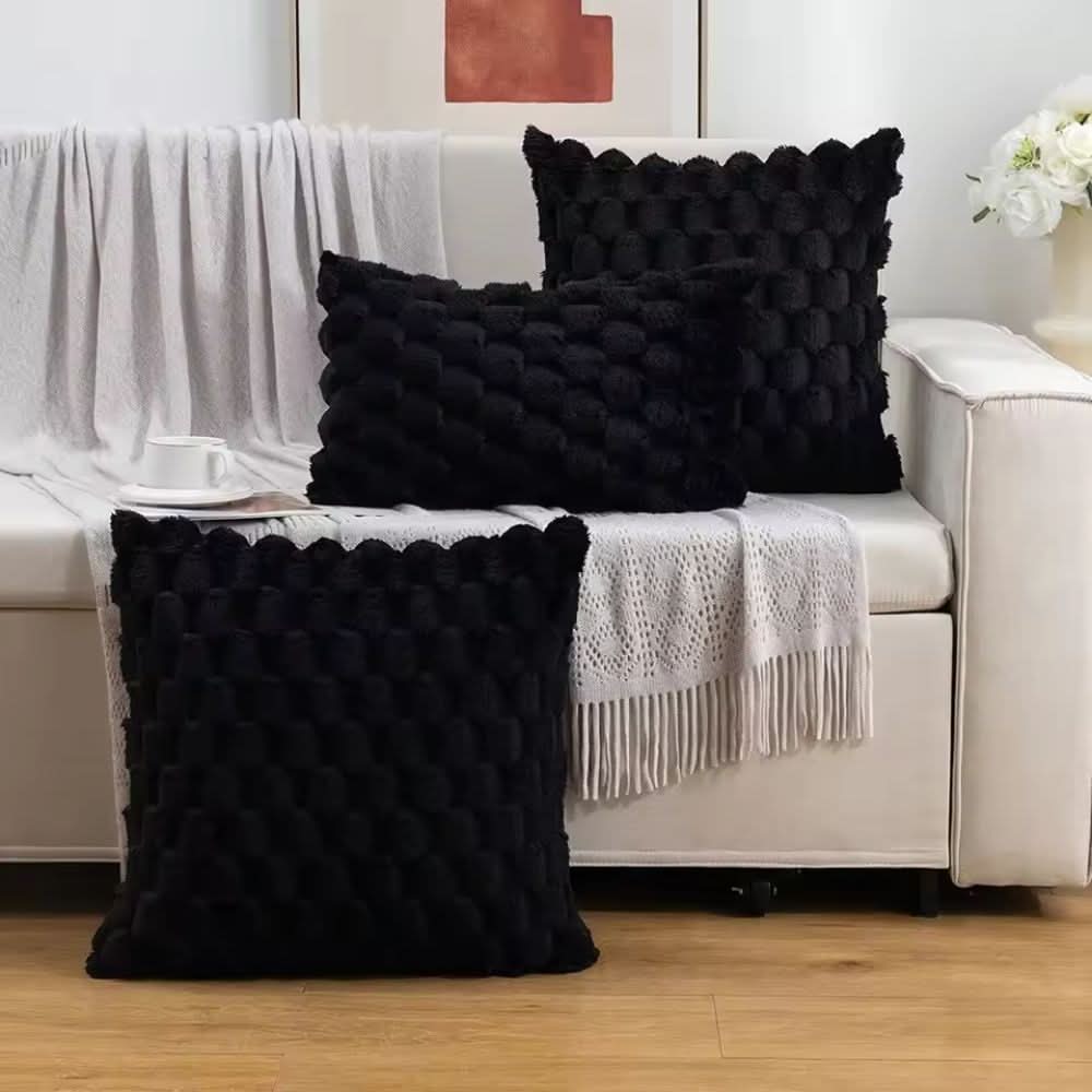PLUMELLÉ – Kussenhoes Van Katoenmengsel Met Fluffy 3D-Haptiek