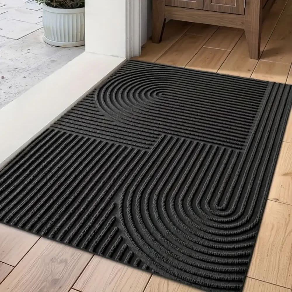 AQUARAY – Absorberende, wasbare mat met vloeiend lijnenpatroon