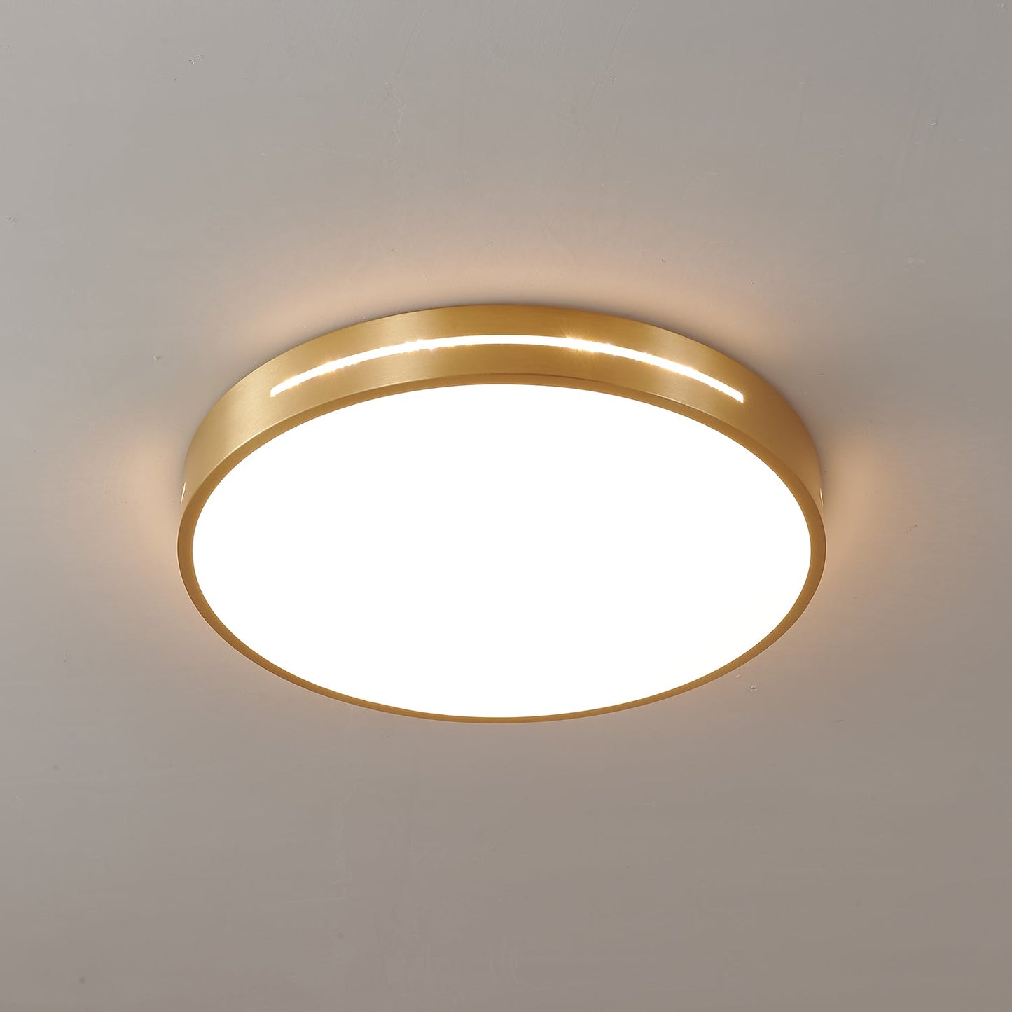 Eurcarara Plafondlamp Messing Modern Minimalistisch