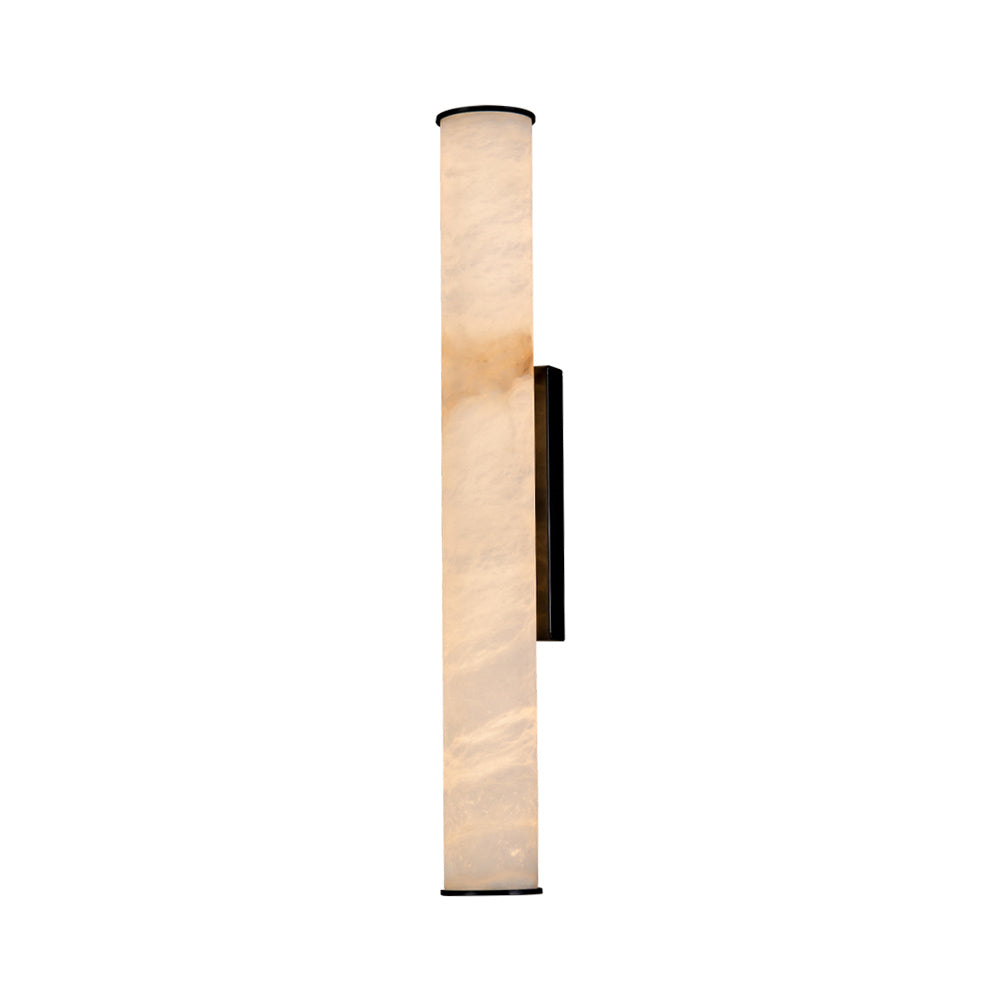 Arcus Wandlamp Elegant Minimalistisch Modern in Messing en Alabaster
