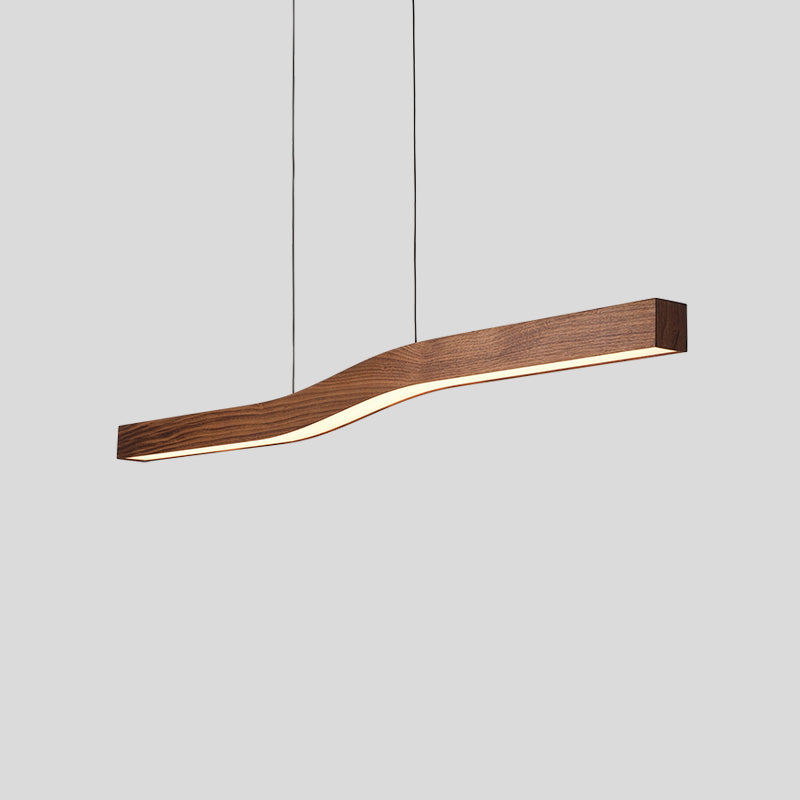 Ylen Scandinavische Houten Hanglamp voor de Woonkamer