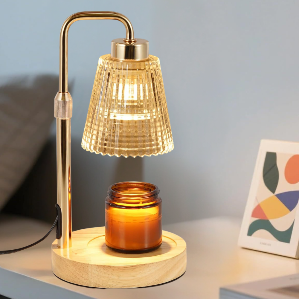 Elektrische Kaarsverwarmlamp met Timer – Dimbaar en Decoratief