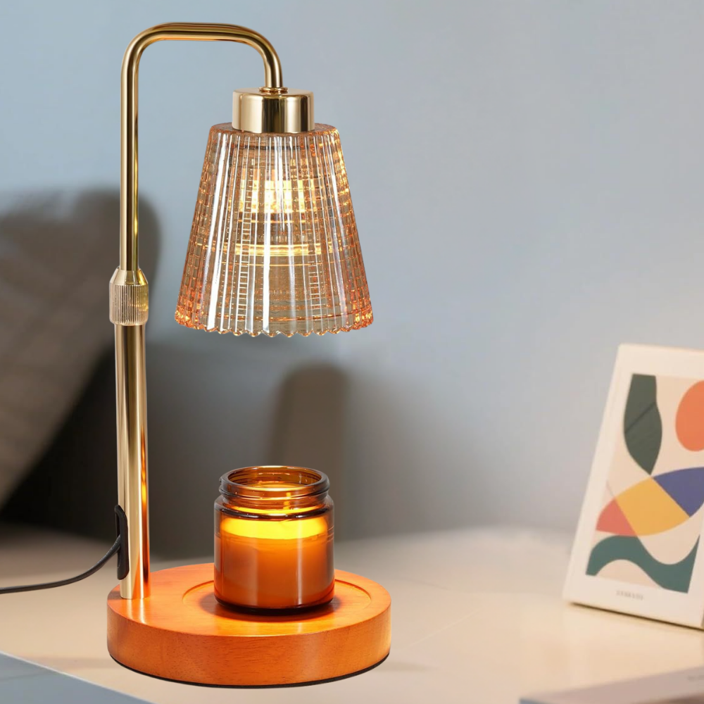 Elektrische Kaarsverwarmlamp met Timer – Dimbaar en Decoratief