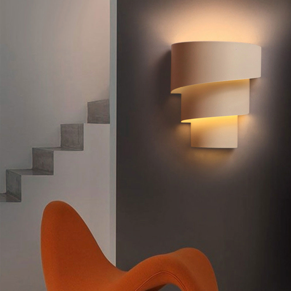 Rondvormige LED Wandlamp