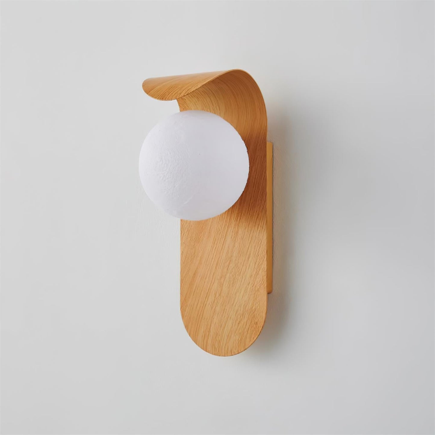 Exuro Wandlamp Binnen in Houtkleur / Notenhoutkleur