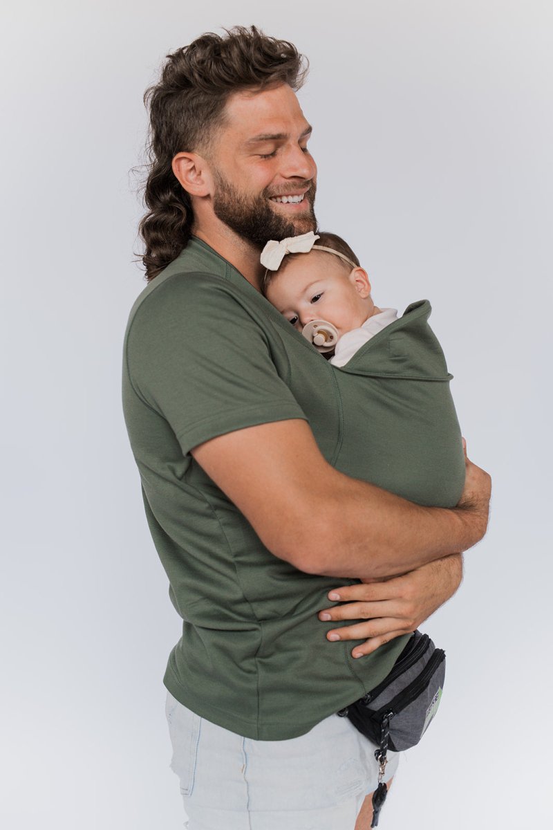 CarryMe Draag T-shirt voor Baby – Comfortabel T-shirt met Borstvoedingsfunctie