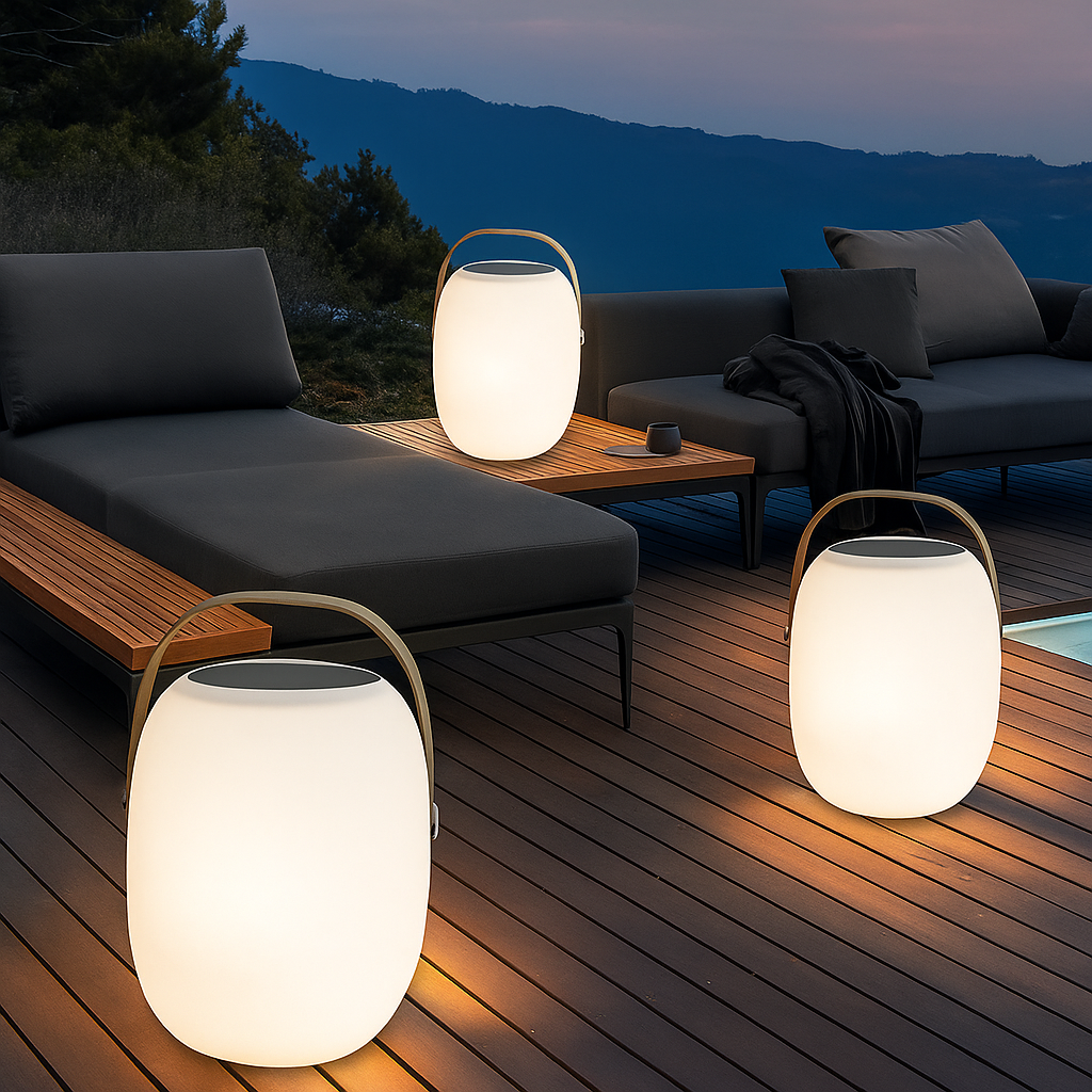 Draagbare Terras Zonne Lamp