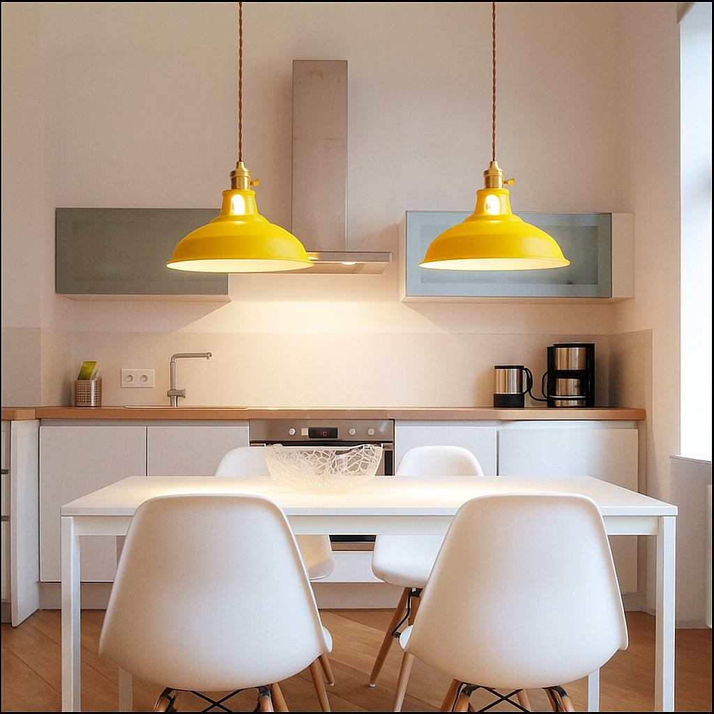 Industrieel Kleurrijke Metalen Koepel Hanglamp LED 1-lamp