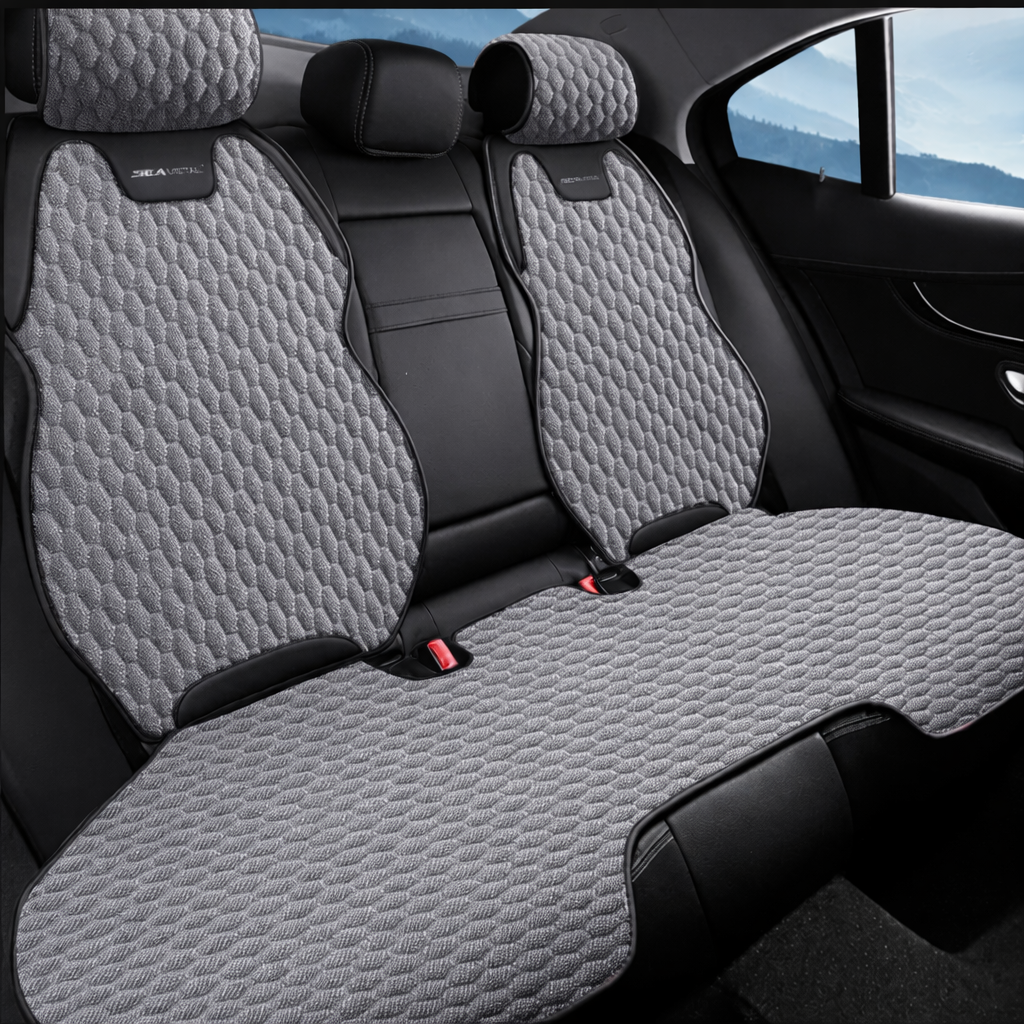 Autostoelhoes van Linnen – Ademend, Antislip & Universele Pasvorm