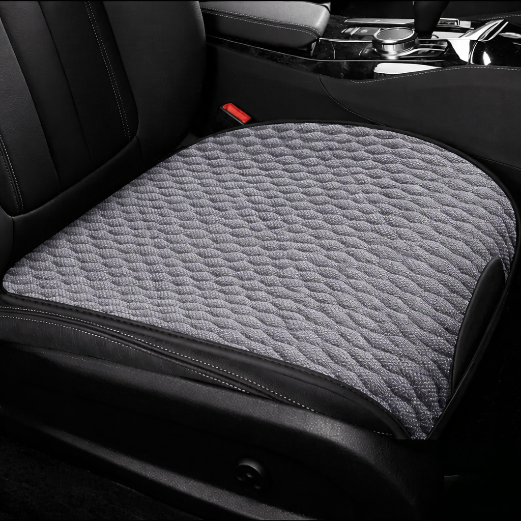 Autostoelhoes van Linnen – Ademend, Antislip & Universele Pasvorm