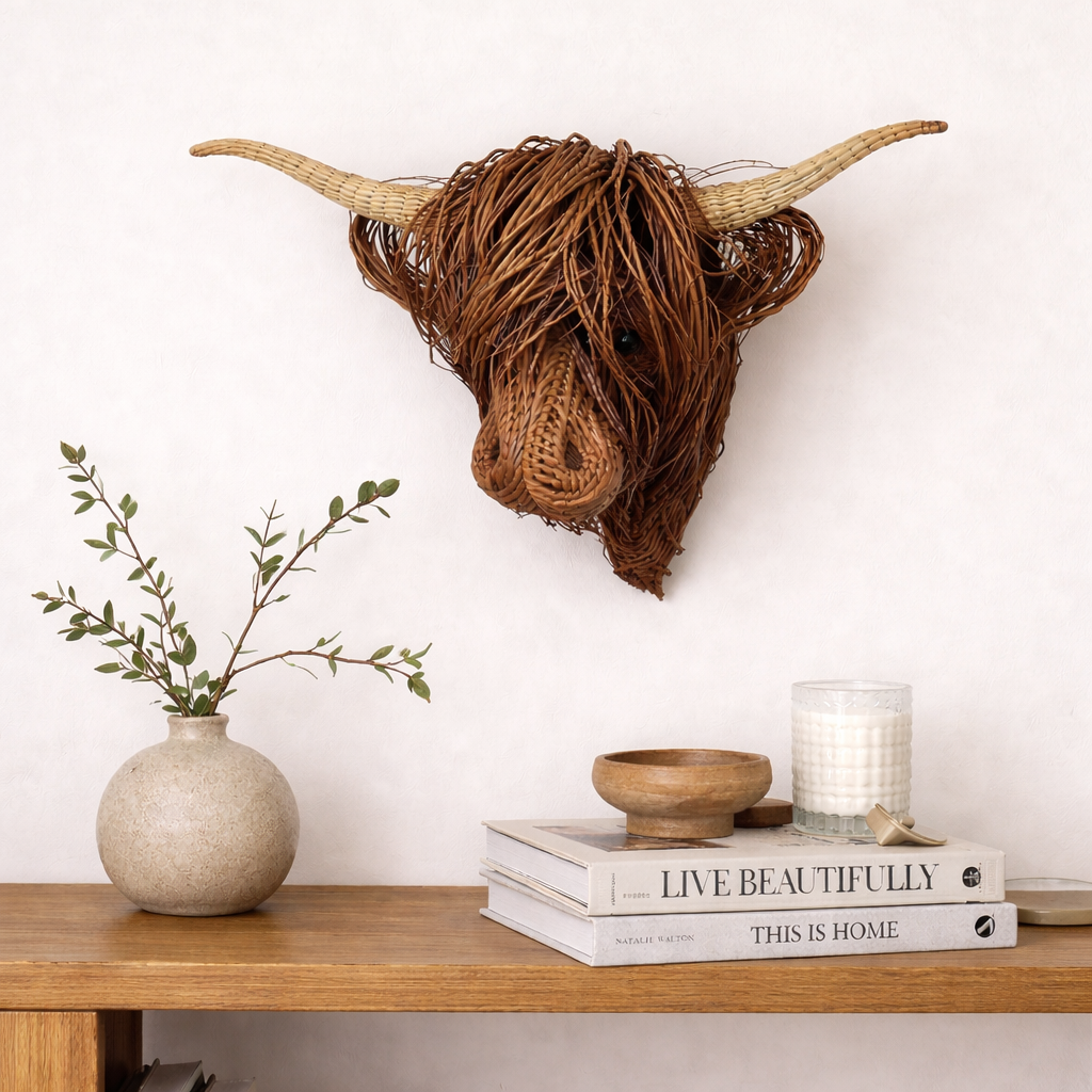 Koe Wand Sculptuur – Bowie
