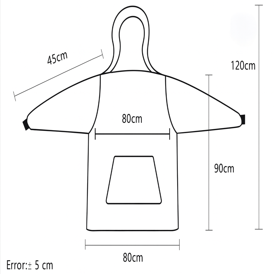 SNUGGOVA – Fleece Hoodie-Deken voor ultiem comfort