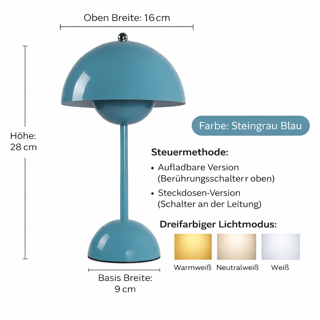 MONTREUX – Moderne LED Tafellamp met Flexibele Lichtregeling
