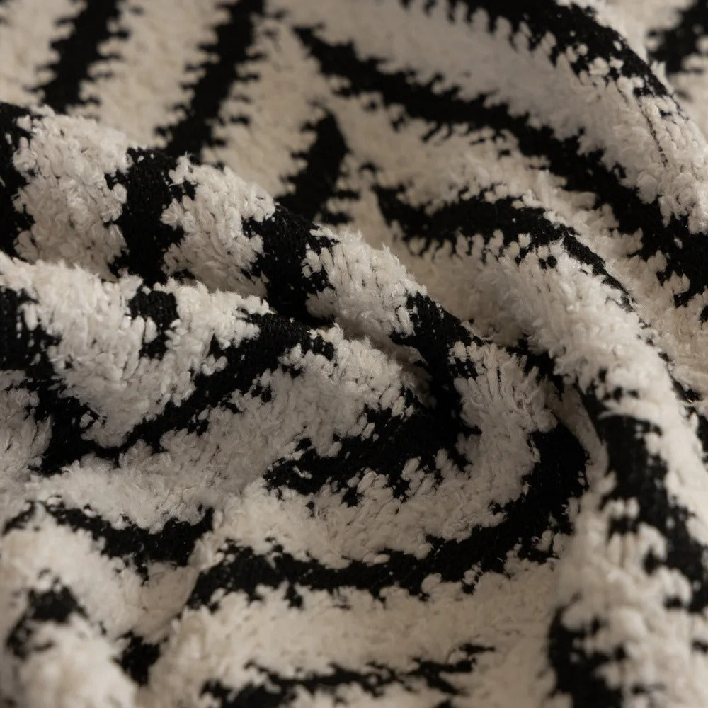 Chevron Haringbone Tassel Bankhoes