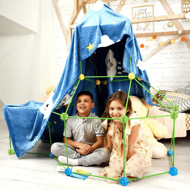 Bouwset voor Kinderen - Creatieve Forten en Tenten - Leuk Educatief Plastic Speelgoed!