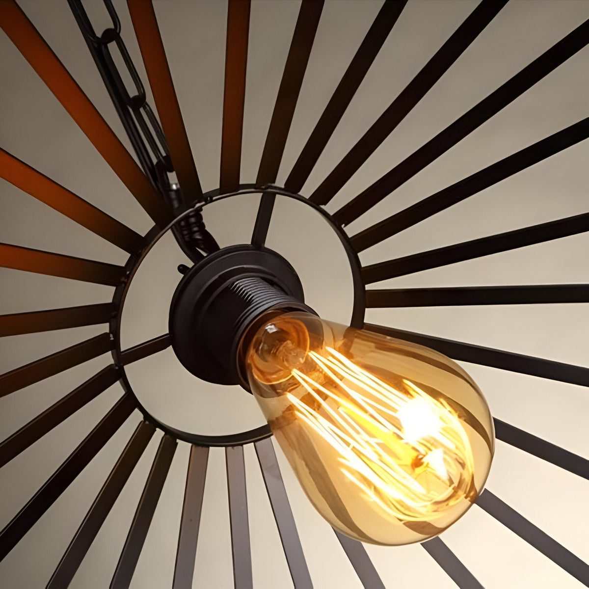 Classic Hennep Touw Rustieke IJzeren Hanglamp