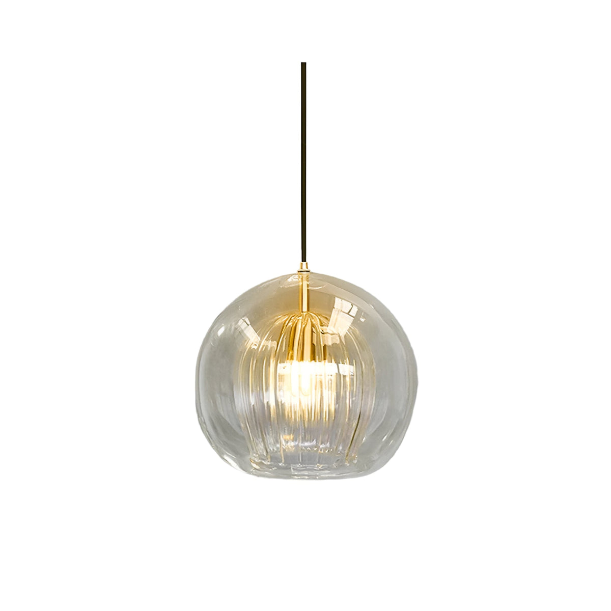 Retro Glazen Globe Vorm Hanglamp