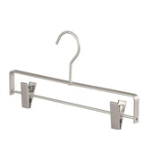 Ruimtebesparende Metalen Kledinghangers voor Broeken en Rokken met Antislip Clips