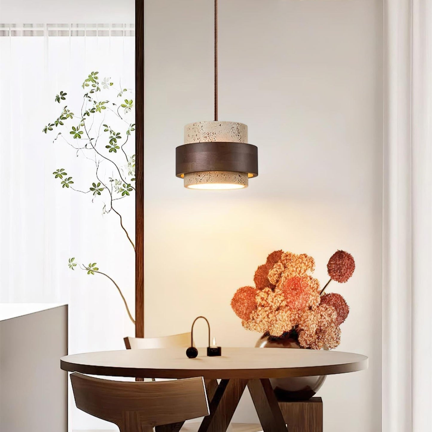 Perra Hanglamp van Travertin