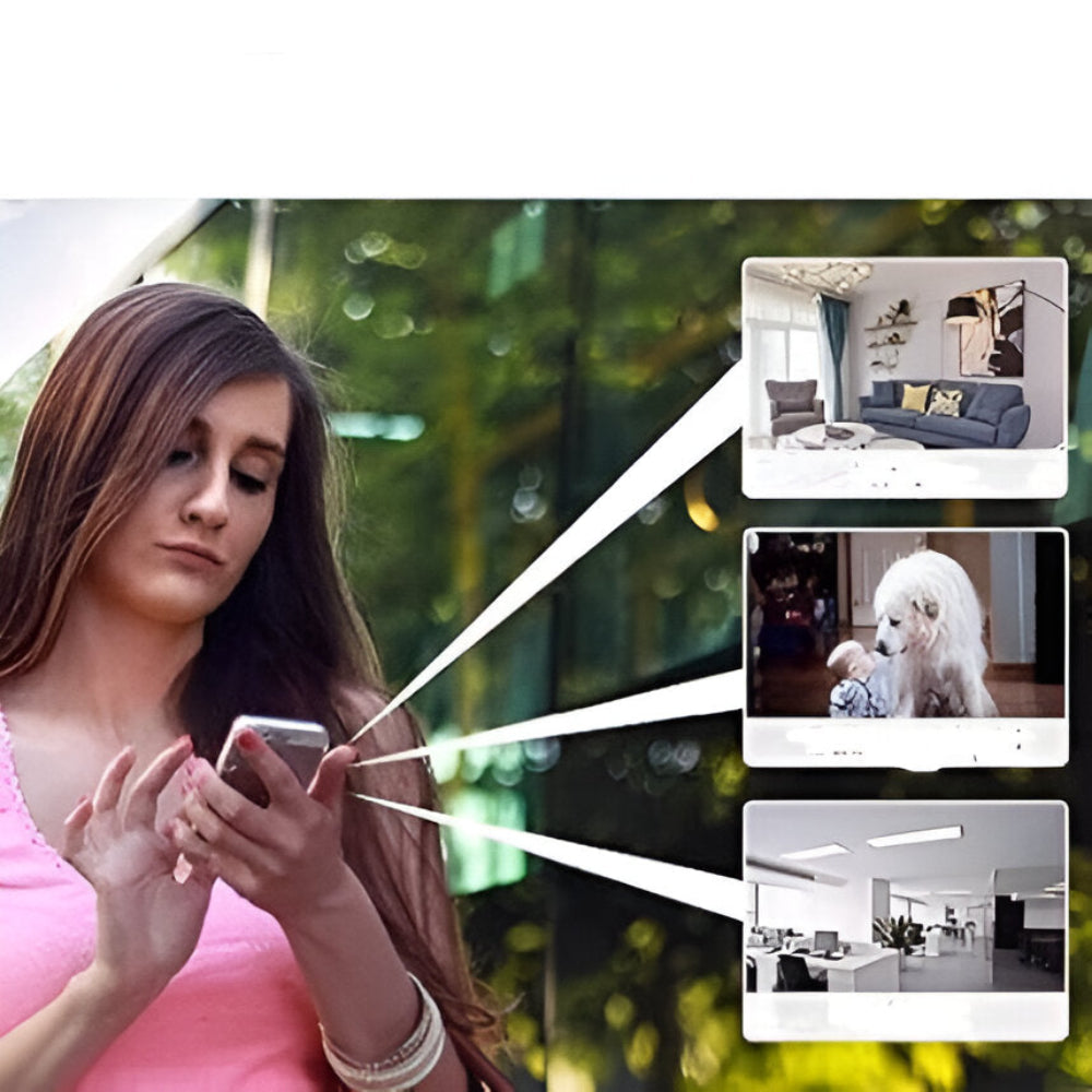 Lyrana - Draadloze Mini Wifi Beveiligingscamera met Livebeeld en Nachtzicht