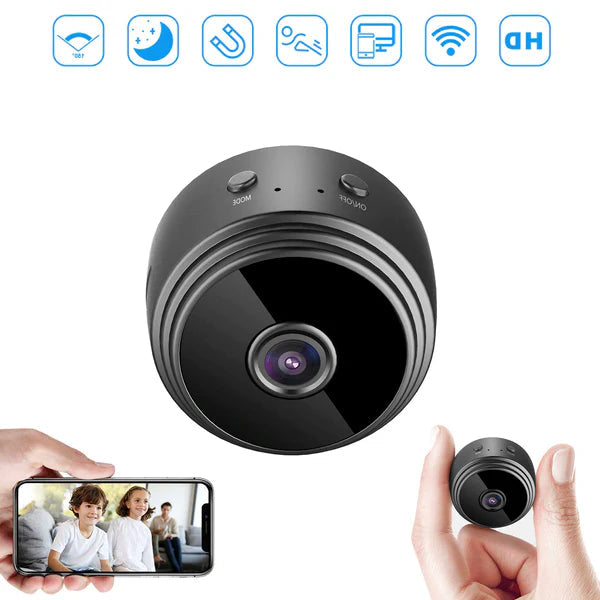 EyeGuard | Compacte WiFi Beveiligingscamera met HD Nachtzicht