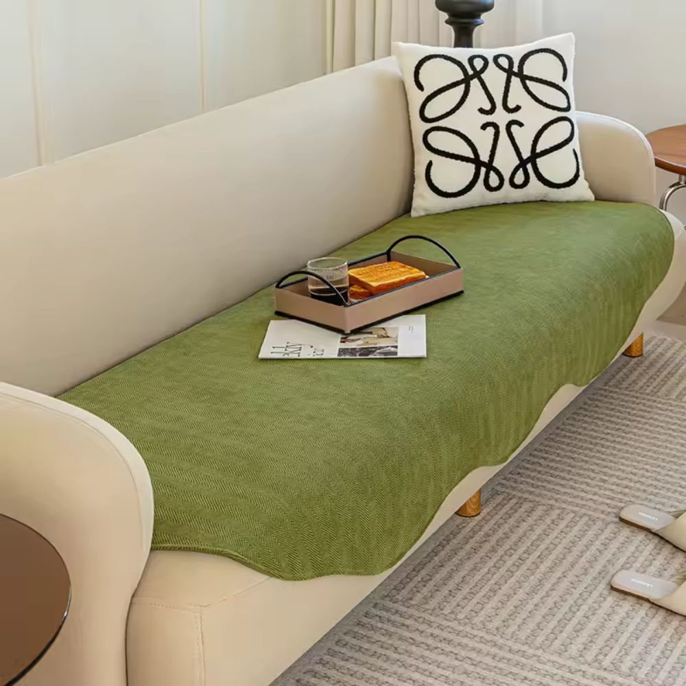 All-Seizoenen Effen Contour Pasvorm Sofa Cover