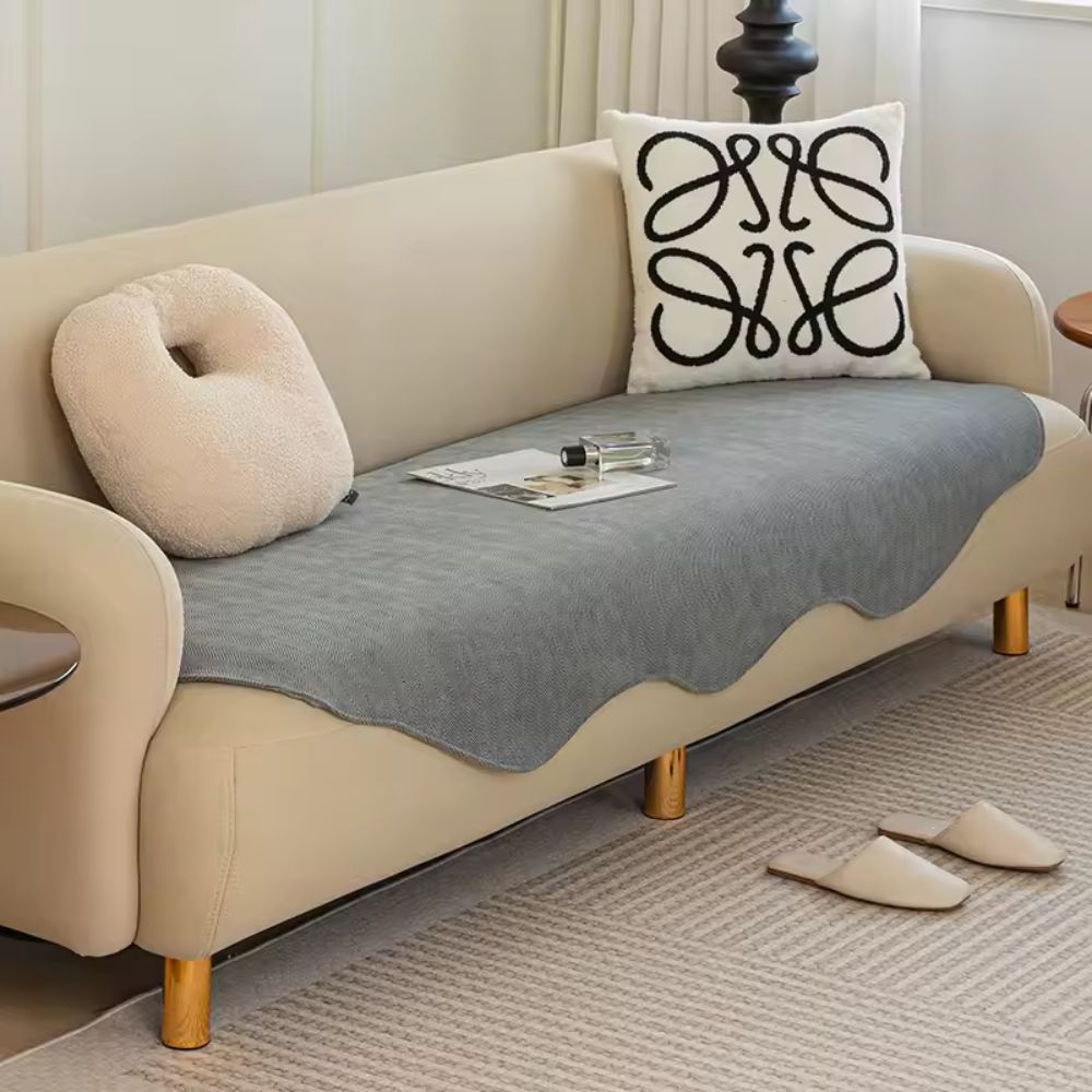 All-Seizoenen Effen Contour Pasvorm Sofa Cover