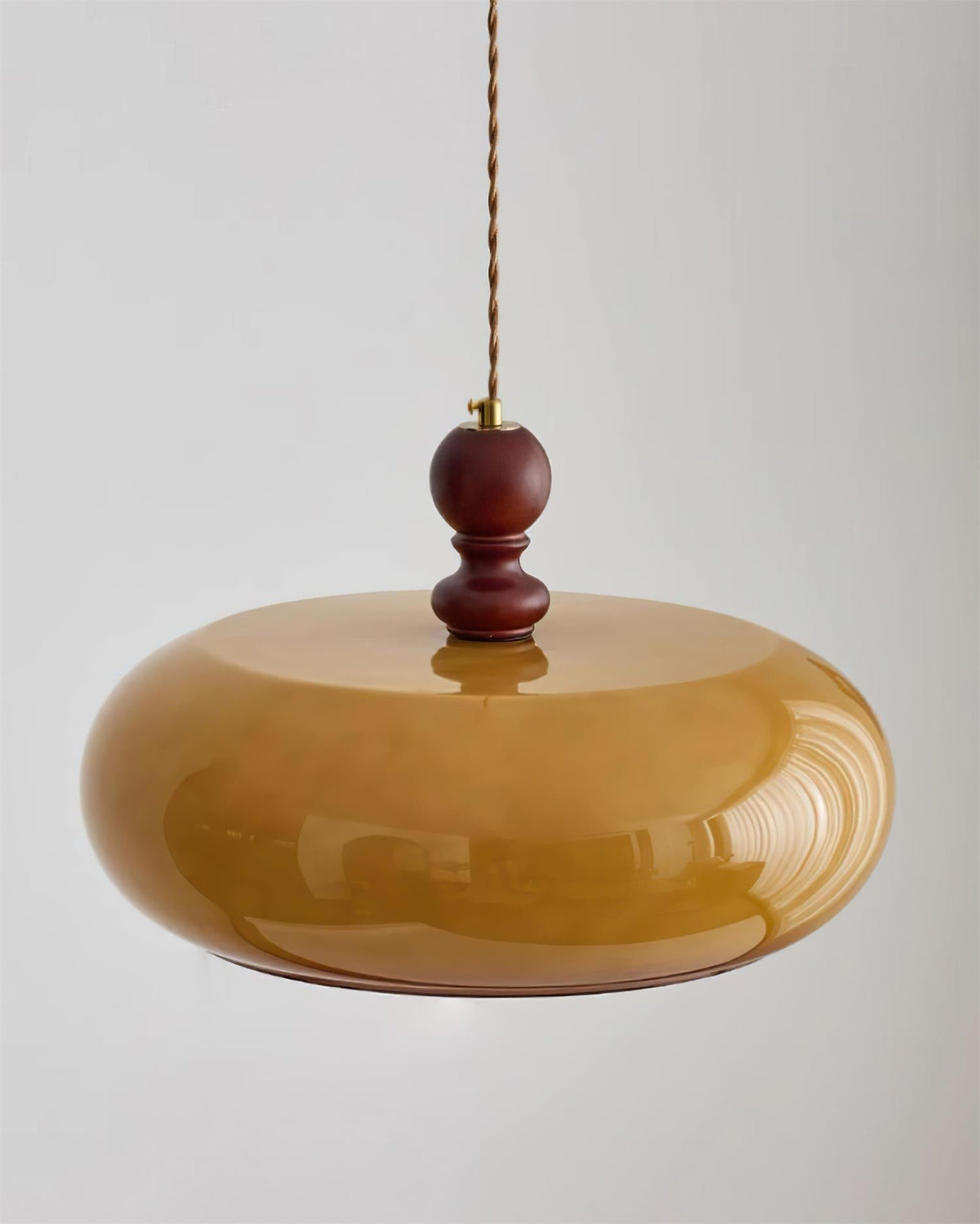 Eldom Amber Glazen Schaduw Hanglamp
