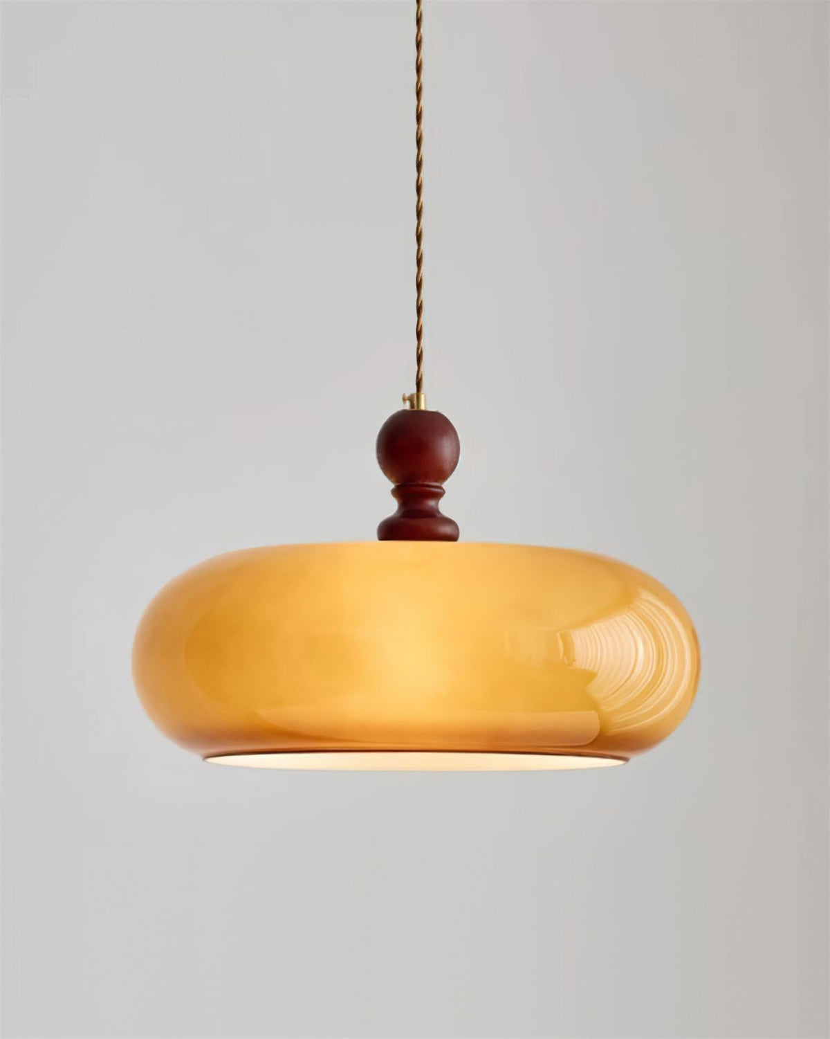 Eldom Amber Glazen Schaduw Hanglamp