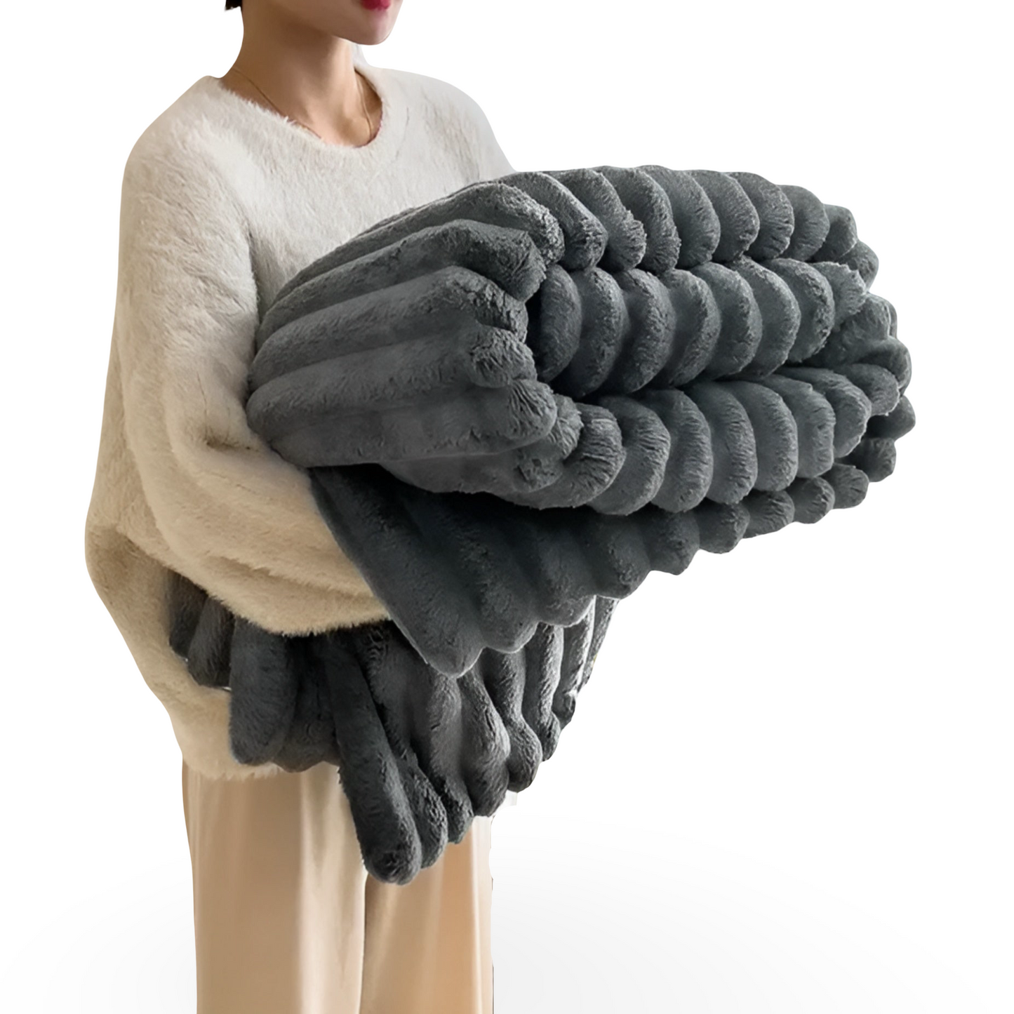 CozyBlanket - Luxe Pluche Fleece Deken voor de Bank - zachte, warme en knusse deken voor bank en woonkamer