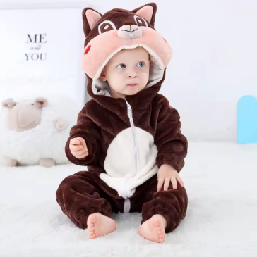 CozyCubs | Flanellen Romper voor Kinderen β Schattige Speeloutfit